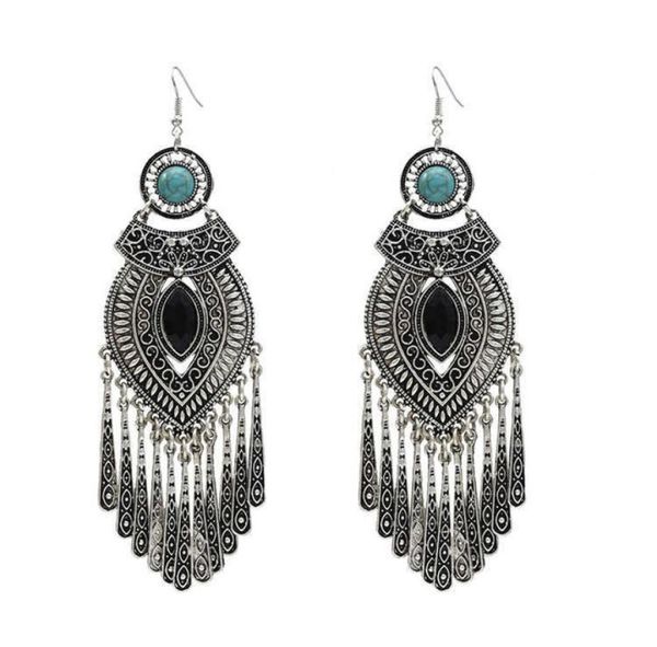 bohemian national style retro hollowed out pattern earrings long tassels fashion earrings street fashion earrings3407039, Golden
bohemian national style retro hollowed out pattern earrings long tassels fashion earrings street fashion earrings3407039, Golden