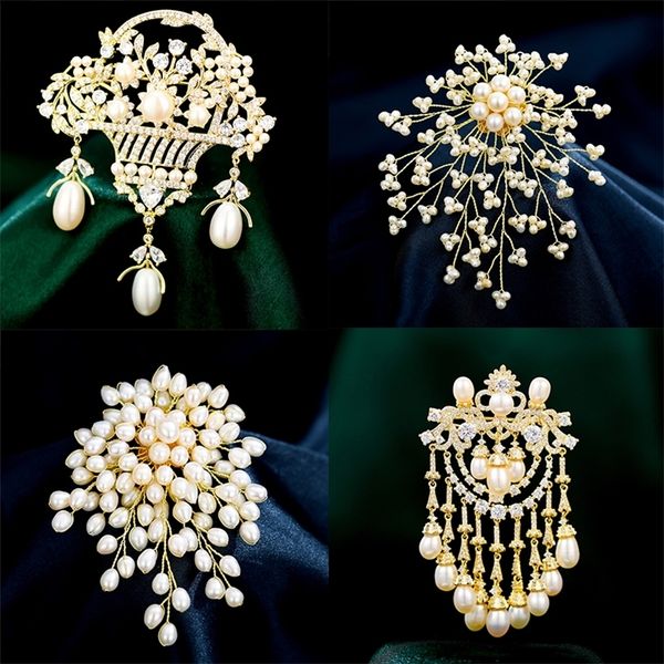 pins brooches luxury jewelry natural freshwater pearl flower basket brooches shiny aaa cubic zircon flower brooch pin for women handmade gif, Gray
pins brooches luxury jewelry natural freshwater pearl flower basket brooches shiny aaa cubic zircon flower brooch pin for women handmade gif, Gray