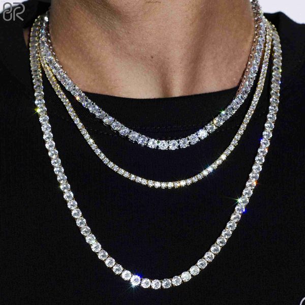 2024 fashion 3mm moissanite tennis chain iced out necklace wholesale 925 sterling silver vvs men women fine jewelry
2024 fashion 3mm moissanite tennis chain iced out necklace wholesale 925 sterling silver vvs men women fine jewelry