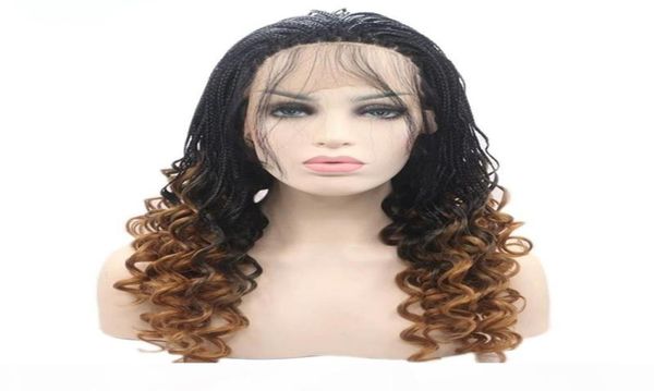 ombre brown hair short curly braids wig 16quot africa women style box braid wig full synthetic lace front wigs with8824776, Black
ombre brown hair short curly braids wig 16quot africa women style box braid wig full synthetic lace front wigs with8824776, Black