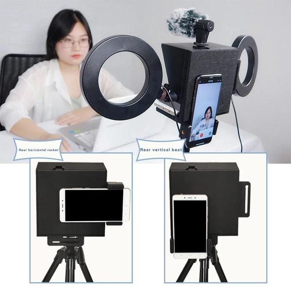 dresses 2020 new portable prompter smartphone teleprompter with remote control for news live interview speech for mobile phone, White;black
dresses 2020 new portable prompter smartphone teleprompter with remote control for news live interview speech for mobile phone, White;black