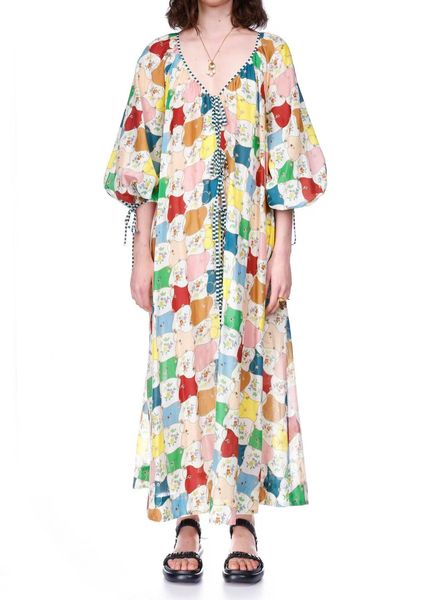 australian designer dress fashion round neck tian yuanfeng comfortable casual heye middle sleeve 2023 summer new vintage pattern long dress, Black;gray
australian designer dress fashion round neck tian yuanfeng comfortable casual heye middle sleeve 2023 summer new vintage pattern long dress, Black;gray