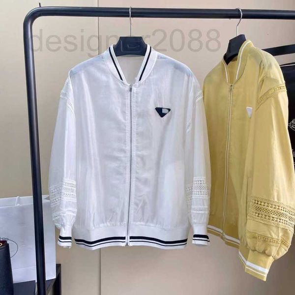 women's jackets designer 23 spring/summer fashion hollow out splice lace standing collar casual loose lightweight sunscreen coat for wo, Black;brown
women's jackets designer 23 spring/summer fashion hollow out splice lace standing collar casual loose lightweight sunscreen coat for wo, Black;brown
