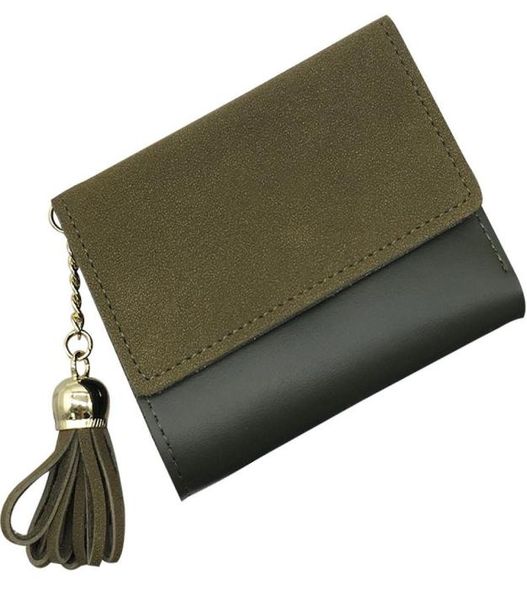matte pu leather money short small woman money clip simple fashion tassel women039s wallets patchwork thin women purses3077336, Black
matte pu leather money short small woman money clip simple fashion tassel women039s wallets patchwork thin women purses3077336, Black