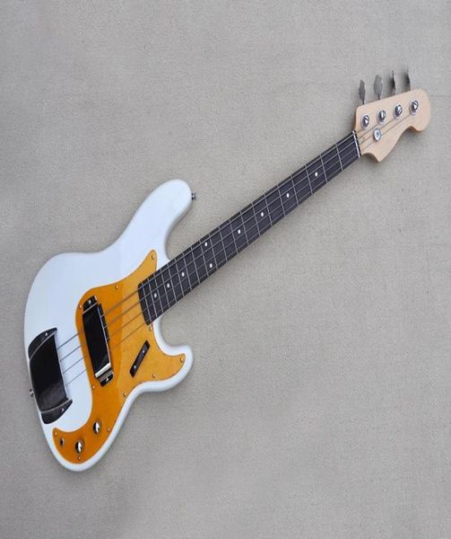 factory custom white 4string electric bass guitarchrome hardwaresrosewood fingerboardgold pickguardoffer customized6249994
factory custom white 4string electric bass guitarchrome hardwaresrosewood fingerboardgold pickguardoffer customized6249994