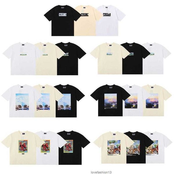 kithis summer high street printed t-shirt for men and women with sleeves pure cotton casual niche trendy brand short, White;black
kithis summer high street printed t-shirt for men and women with sleeves pure cotton casual niche trendy brand short, White;black