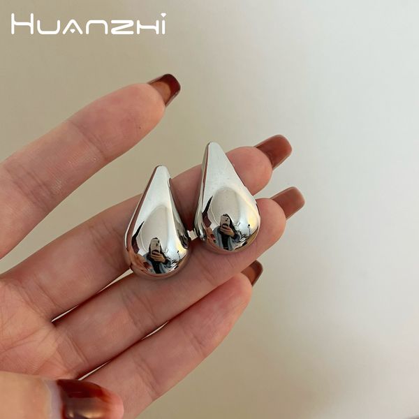 ear cuff huanzhi large water drop earrings for women girls metal stud smooth simple design trendy chunky jewelry gifts commute 230630, Silver
ear cuff huanzhi large water drop earrings for women girls metal stud smooth simple design trendy chunky jewelry gifts commute 230630, Silver