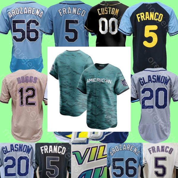 2023 all-star city men women youth tampa bay 5 wander franco 56 randy arozarena 17 isaac paredes 15 josh lowe rays baseball jersey, Blue;black
2023 all-star city men women youth tampa bay 5 wander franco 56 randy arozarena 17 isaac paredes 15 josh lowe rays baseball jersey, Blue;black