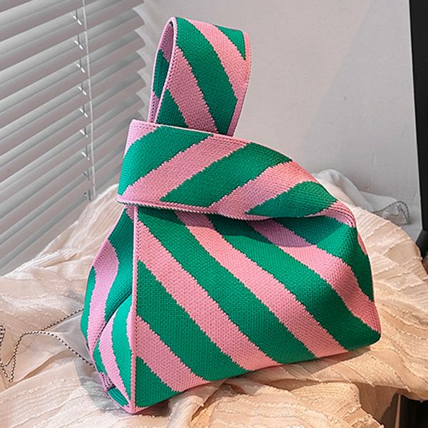evening bags korean women knot wrist bag straw handle female knitted handbag mini knit tote bag purses ladies clutch woven shopping bag 2306
evening bags korean women knot wrist bag straw handle female knitted handbag mini knit tote bag purses ladies clutch woven shopping bag 2306
