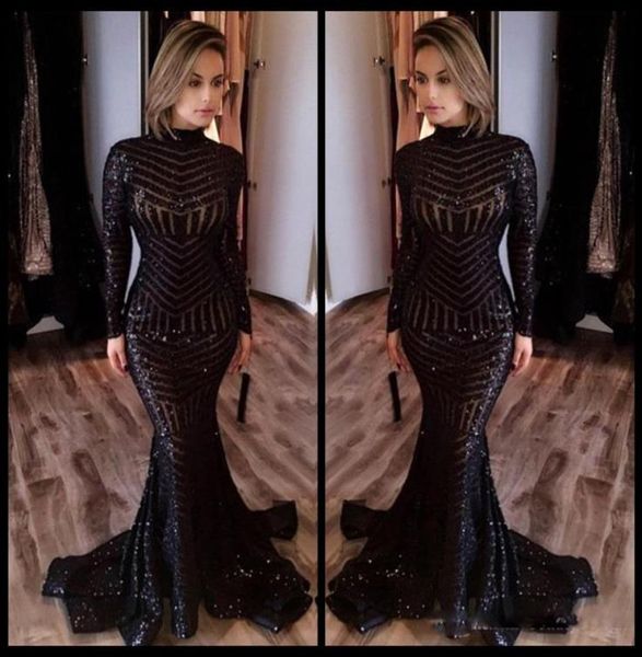 bling bling michael costello long sleeve evening dresses black sequins high neck mermaid celebrity gowns pageant prom gowns8272364, Black;red
bling bling michael costello long sleeve evening dresses black sequins high neck mermaid celebrity gowns pageant prom gowns8272364, Black;red