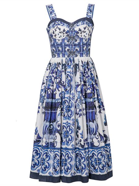 basic casual dresses summer hoiday blue and white porcelain flower printing cotton dres spaghetti strap zipper elastic backless midi vestido, Black;gray
basic casual dresses summer hoiday blue and white porcelain flower printing cotton dres spaghetti strap zipper elastic backless midi vestido, Black;gray