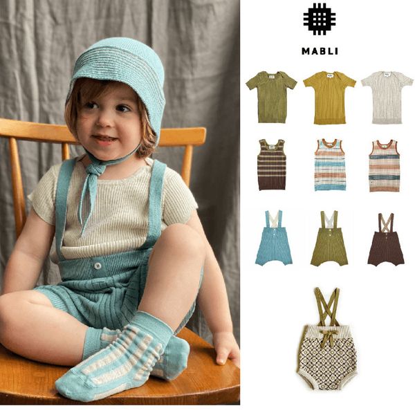 clothing sets bebe store 2023ss spot british mabli infant thin knitted short sleeve long shirt strap shorts 230630, White
clothing sets bebe store 2023ss spot british mabli infant thin knitted short sleeve long shirt strap shorts 230630, White