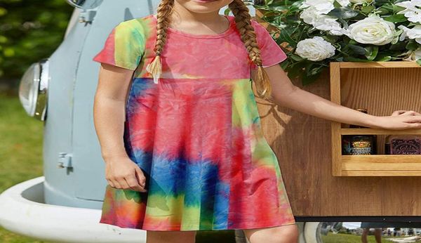 colorful graphics girls dress short sleeve gradient printed children casual aline skirt length over the knee simple and elegant 51535952, Red;yellow
colorful graphics girls dress short sleeve gradient printed children casual aline skirt length over the knee simple and elegant 51535952, Red;yellow