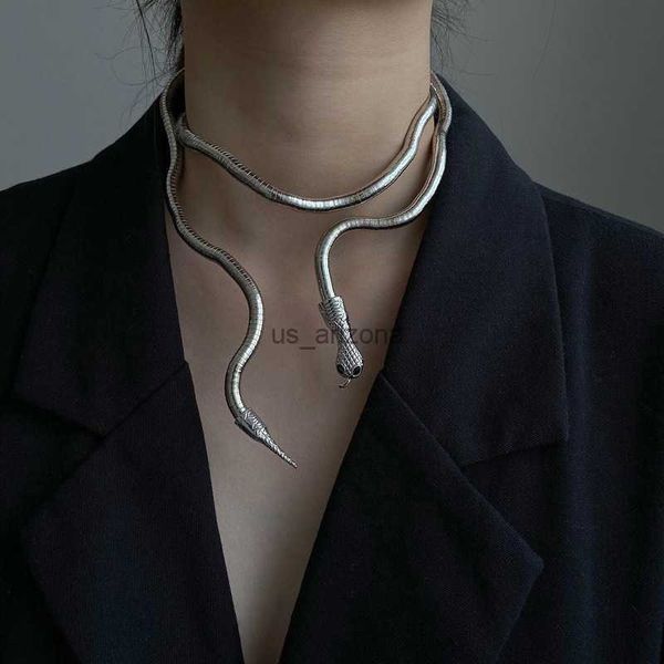 xialuoke new punk hip hop metal adjust at will gold color snake multi-function necklace for women holiday party jewelry l230620, Silver
xialuoke new punk hip hop metal adjust at will gold color snake multi-function necklace for women holiday party jewelry l230620, Silver
