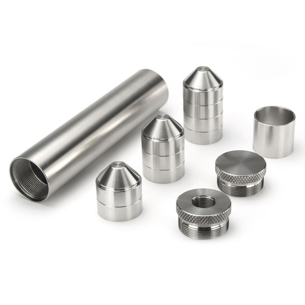 tactical accessories 1.45"od 7"l gr5 titanium cnc 1/2x28 or 5/8x24 solvent trap fuel filter 9x stainless steel cnc cups for napa 4
tactical accessories 1.45"od 7"l gr5 titanium cnc 1/2x28 or 5/8x24 solvent trap fuel filter 9x stainless steel cnc cups for napa 4