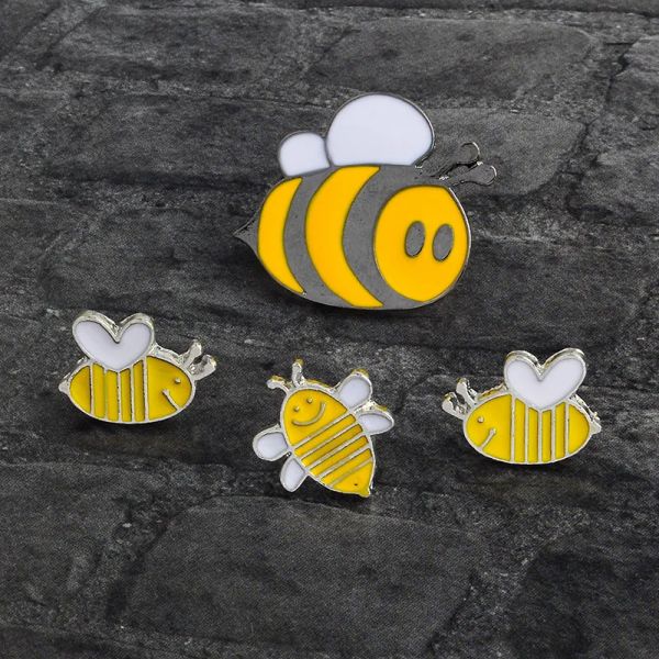 enamel animal pins smiling honey bee insect brooch denim jacket pin buckle shirt badge animal jewelry gift for kid, Gray
enamel animal pins smiling honey bee insect brooch denim jacket pin buckle shirt badge animal jewelry gift for kid, Gray