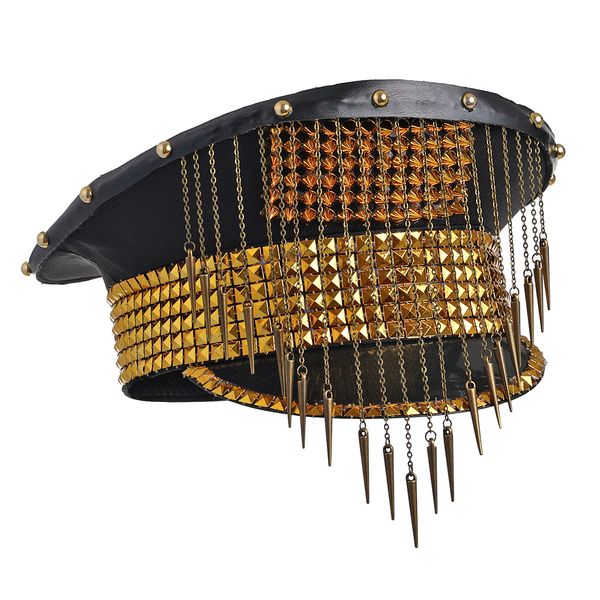 berets women burning man rhinestones sequin hat festival military captain hats pride captain rivet steampunk cosplay headwear 230701, Blue;gray
berets women burning man rhinestones sequin hat festival military captain hats pride captain rivet steampunk cosplay headwear 230701, Blue;gray