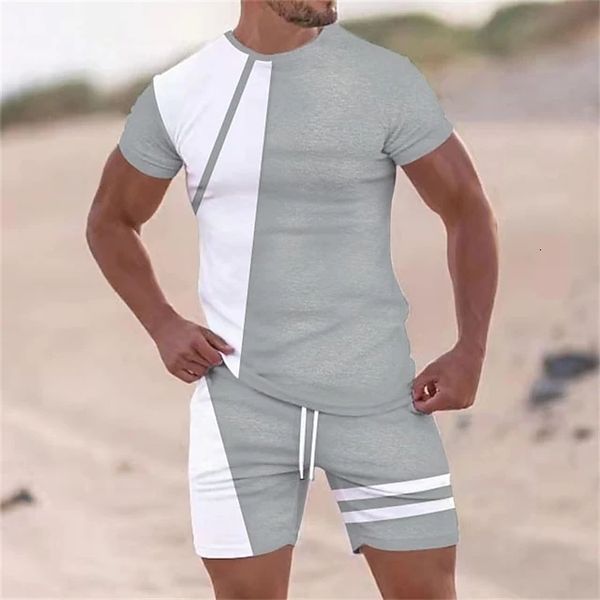 men's tracksuits men clothes t shirt suits tracksuit color block crew neck outdoor street short sleeve 2pcs apparel spring and summer 2, Gray
men's tracksuits men clothes t shirt suits tracksuit color block crew neck outdoor street short sleeve 2pcs apparel spring and summer 2, Gray