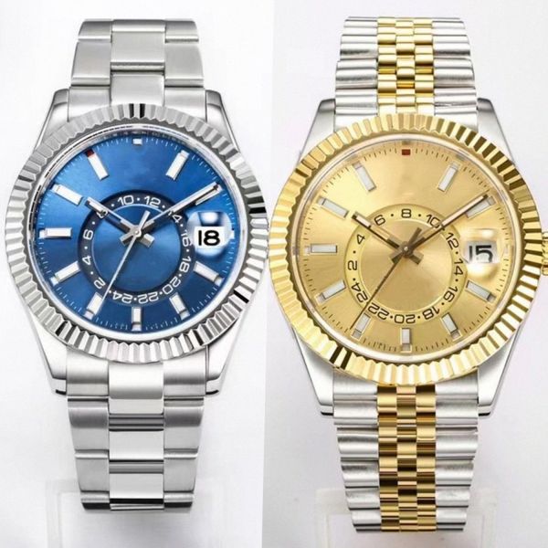 mens reloj watches new skydweller white gold blue dial montre de luxe 42mm business master watch u4h9#, Slivery;brown
mens reloj watches new skydweller white gold blue dial montre de luxe 42mm business master watch u4h9#, Slivery;brown