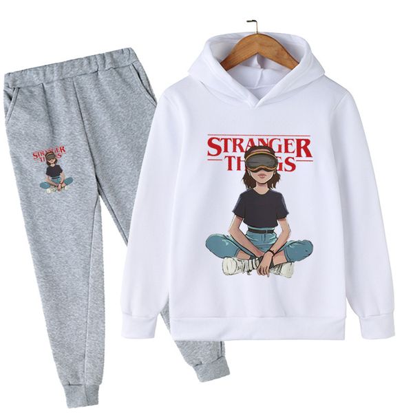 clothing sets 414 years kids clothes boys girls stranger things 4 hellfire club hoodies suit pants 2 piece set cartoon casual outfits 23063, White
clothing sets 414 years kids clothes boys girls stranger things 4 hellfire club hoodies suit pants 2 piece set cartoon casual outfits 23063, White