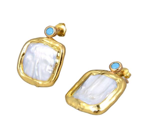 guaiguai jewelry freshwater cultured white biwa rectangle pearl cubic zirconia pave gold color plated stud earrings for women geme9462803, Silver
guaiguai jewelry freshwater cultured white biwa rectangle pearl cubic zirconia pave gold color plated stud earrings for women geme9462803, Silver