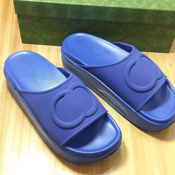 womens slippers designer summer platform slides macaron thick bottom embroidery canvas beach sandals with box, Black
womens slippers designer summer platform slides macaron thick bottom embroidery canvas beach sandals with box, Black