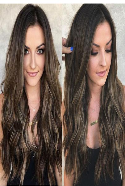 middle hairline brown synthetic wig woodfestival long wavy hair women6072386, Black
middle hairline brown synthetic wig woodfestival long wavy hair women6072386, Black
