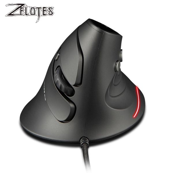 capris zelotes t30 wired optical mouse vertical mouse usb wired gaming mouse 6 keys ergonomic mice with 3200 dpi for pc laptop, Black;white
capris zelotes t30 wired optical mouse vertical mouse usb wired gaming mouse 6 keys ergonomic mice with 3200 dpi for pc laptop, Black;white
