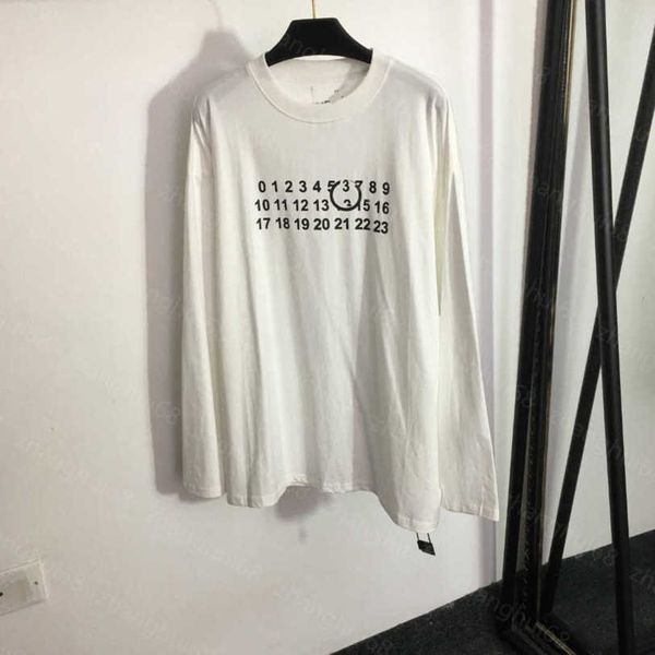 23ss womens designer clothing tee womens t-shirt round neck pure cotton digital print loose long sleeve t-shirt womens clothes a1, White
23ss womens designer clothing tee womens t-shirt round neck pure cotton digital print loose long sleeve t-shirt womens clothes a1, White
