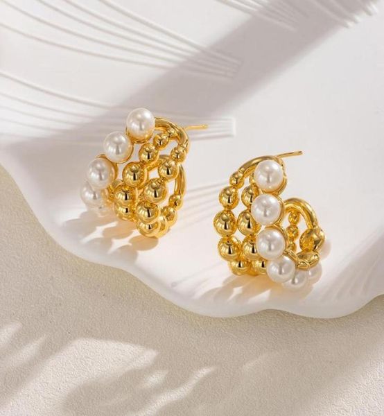 hoop huggie ghidbk 2021 design layering beads vintage c shaped open earrings for women ladies personalized 3 rows luxury charm j2722761, Golden;silver
hoop huggie ghidbk 2021 design layering beads vintage c shaped open earrings for women ladies personalized 3 rows luxury charm j2722761, Golden;silver