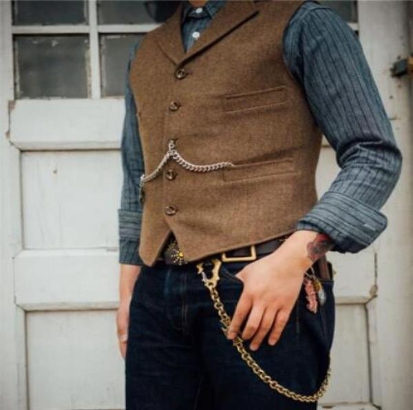new men suit brown groom vests for wedding wool herringbone tweed sleeveless jacket waistcoats men casual vest 20206398800, Black
new men suit brown groom vests for wedding wool herringbone tweed sleeveless jacket waistcoats men casual vest 20206398800, Black