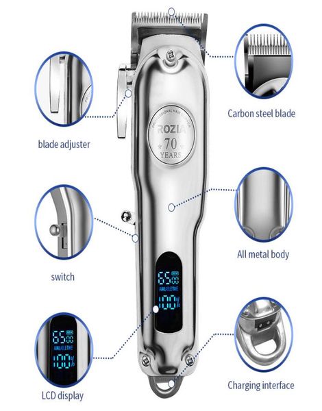 alprofessional salon senior clipper classic metal body salon lcd display 70 year all metal barber hair clipper trimmer2027594
alprofessional salon senior clipper classic metal body salon lcd display 70 year all metal barber hair clipper trimmer2027594