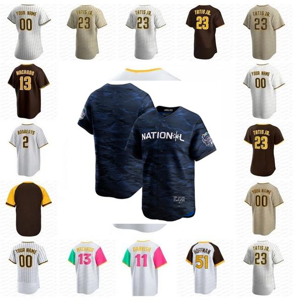 2023 all-star city men women youth san diego 23 fernando tatis jr. 13 manny machado 11 yu darvish 2 xander bogaets padres baseball jersey, Blue;black
2023 all-star city men women youth san diego 23 fernando tatis jr. 13 manny machado 11 yu darvish 2 xander bogaets padres baseball jersey, Blue;black