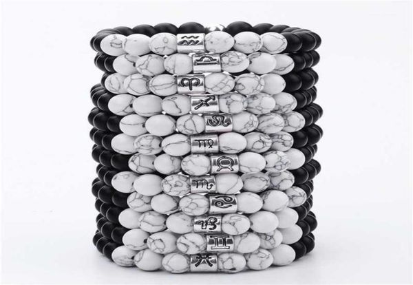 beaded strands 12 zodiac signs 8mm matte stone white elastic beads bracelets vintage constellation horoscope jewelry 204719436699, Black
beaded strands 12 zodiac signs 8mm matte stone white elastic beads bracelets vintage constellation horoscope jewelry 204719436699, Black