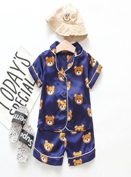 new summer children039s pajamas sets boys girls cartoon bear home wear kids twopiece set shortsleeved suit child home clothes6113832, Blue;red
new summer children039s pajamas sets boys girls cartoon bear home wear kids twopiece set shortsleeved suit child home clothes6113832, Blue;red