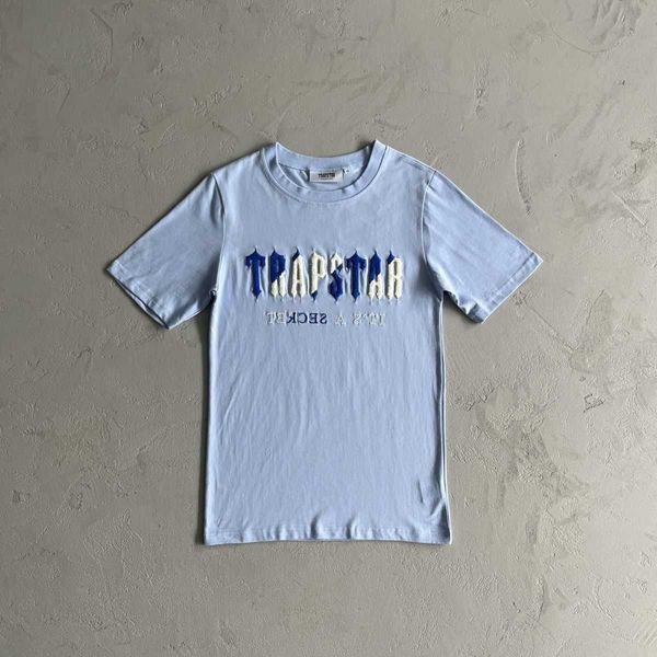 new trapstar short sleeves baby blue t-shirt shorts set cotton breathable trend european and american niche trendy brand, White;black
new trapstar short sleeves baby blue t-shirt shorts set cotton breathable trend european and american niche trendy brand, White;black