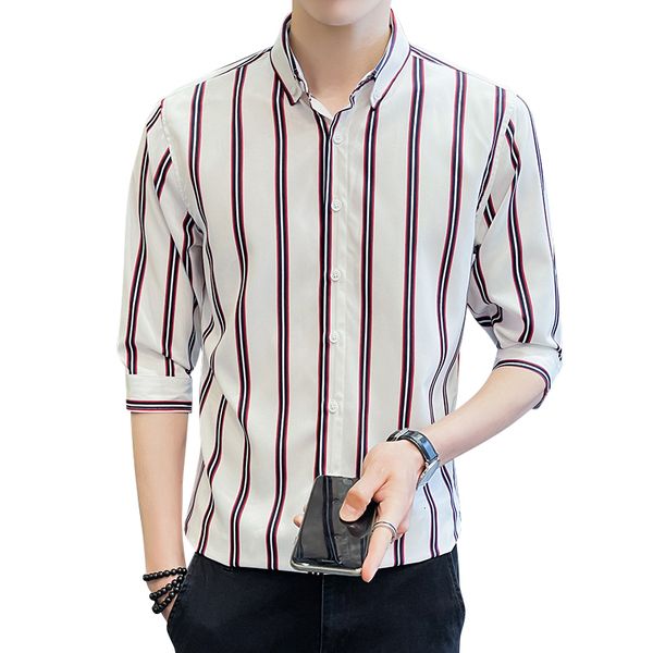men s tracksuits shirt slim three quarter sleeved casual business comfortable dress party 230701, Gray
men s tracksuits shirt slim three quarter sleeved casual business comfortable dress party 230701, Gray