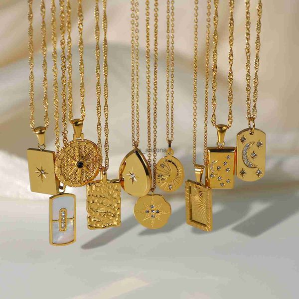 uworld ins 18k gold plated crystal pave moon star pendant crescent zircon necklaces stainless steel necklace jewelry l230620, Silver
uworld ins 18k gold plated crystal pave moon star pendant crescent zircon necklaces stainless steel necklace jewelry l230620, Silver