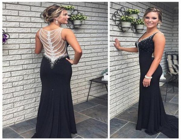 see though back with shining crystal prom dresses 2019 v neck black chiffon beaded party gown occasion dresses for women8037055
see though back with shining crystal prom dresses 2019 v neck black chiffon beaded party gown occasion dresses for women8037055