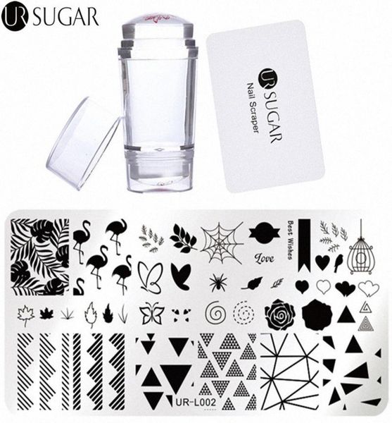ur sugar nail stamping plate set clear jelly silicone stamper with scraper nail art stamp image plate stamping polish tool xkhd1826614, White
ur sugar nail stamping plate set clear jelly silicone stamper with scraper nail art stamp image plate stamping polish tool xkhd1826614, White