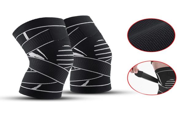sports fitness knitted knee support pads bandage braces elastic nylon sport compression sleeve for basketball9610057, Black;gray
sports fitness knitted knee support pads bandage braces elastic nylon sport compression sleeve for basketball9610057, Black;gray