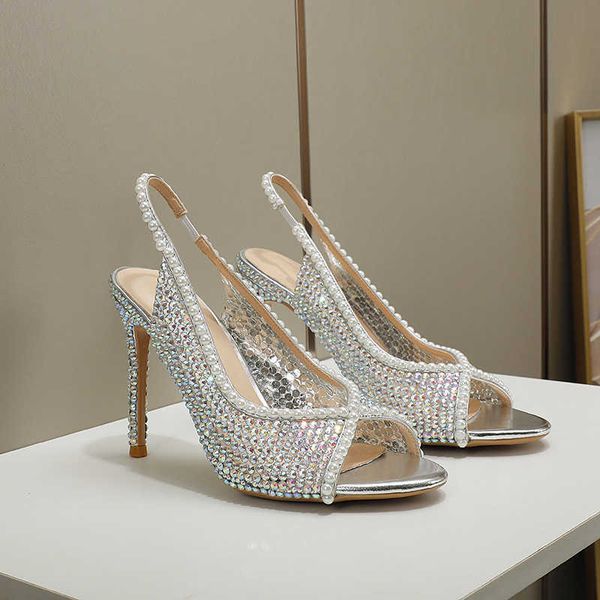 light luxury new white pearl color diamond single fish mouth high heels women's shoes, Black
light luxury new white pearl color diamond single fish mouth high heels women's shoes, Black