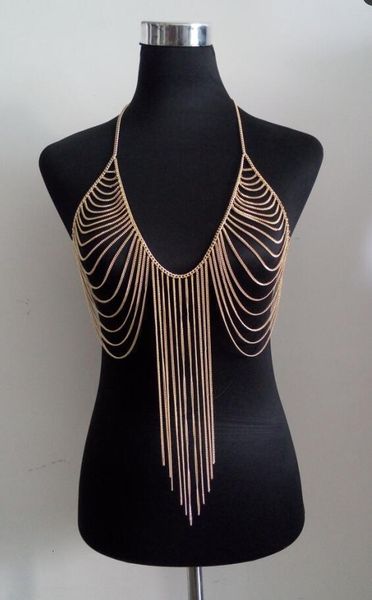 other fashion accessories style gold colour chains unique design layers bra chains jewelry harness chains jewelry 3 colors 230701, Silver
other fashion accessories style gold colour chains unique design layers bra chains jewelry harness chains jewelry 3 colors 230701, Silver