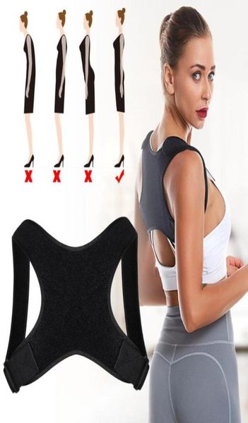 back support 1pc adjustable posture corrector clavicle spine shoulder lumbar brace belt correction unisex8995466, Black;blue
back support 1pc adjustable posture corrector clavicle spine shoulder lumbar brace belt correction unisex8995466, Black;blue