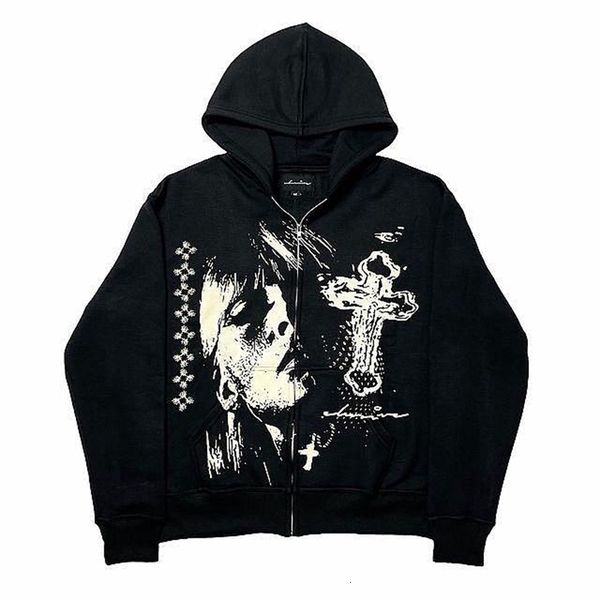 men's hoodies sweatshirts black loose zipper hoodie men american cross head print street harajuku oversized sweatshirt y2k punk japanes
men's hoodies sweatshirts black loose zipper hoodie men american cross head print street harajuku oversized sweatshirt y2k punk japanes