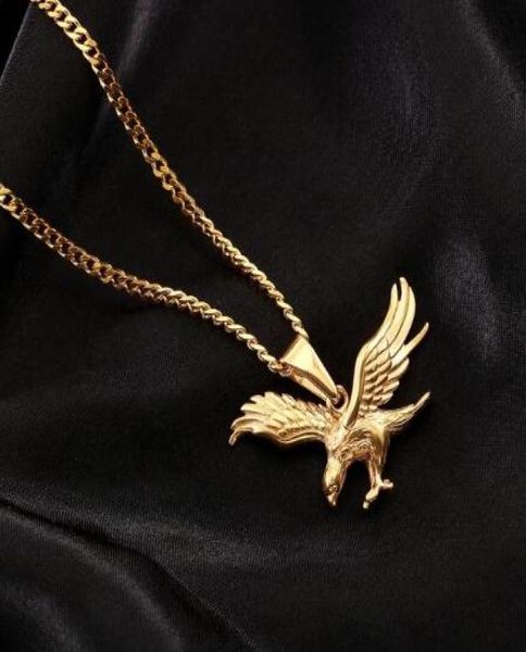 flight eagle necklace pendant gold color stainless steel hawk wing animal mens jewelry whole hiphop necklace3747722
flight eagle necklace pendant gold color stainless steel hawk wing animal mens jewelry whole hiphop necklace3747722