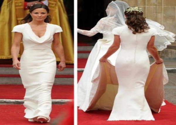 vintage affordable pippa middleton bridesmaid dress simple designer white wedding dresses a line draped neck bridal gowns uk2534570, White;pink
vintage affordable pippa middleton bridesmaid dress simple designer white wedding dresses a line draped neck bridal gowns uk2534570, White;pink