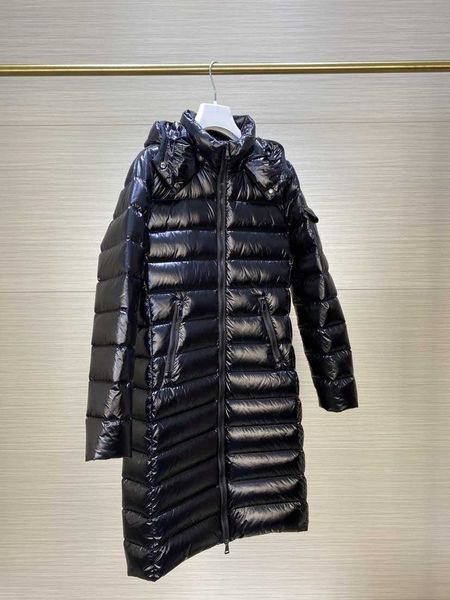 autumn and winter women's long slim-fit down jacket, black classic everything, stylish slim-fit bright hooded winter coat.
autumn and winter women's long slim-fit down jacket, black classic everything, stylish slim-fit bright hooded winter coat.