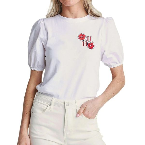 2023 ladies summer luxury white t-shirt embroidery letters lantern sleeve t-shirts basic cotton tshirts women tees
2023 ladies summer luxury white t-shirt embroidery letters lantern sleeve t-shirts basic cotton tshirts women tees