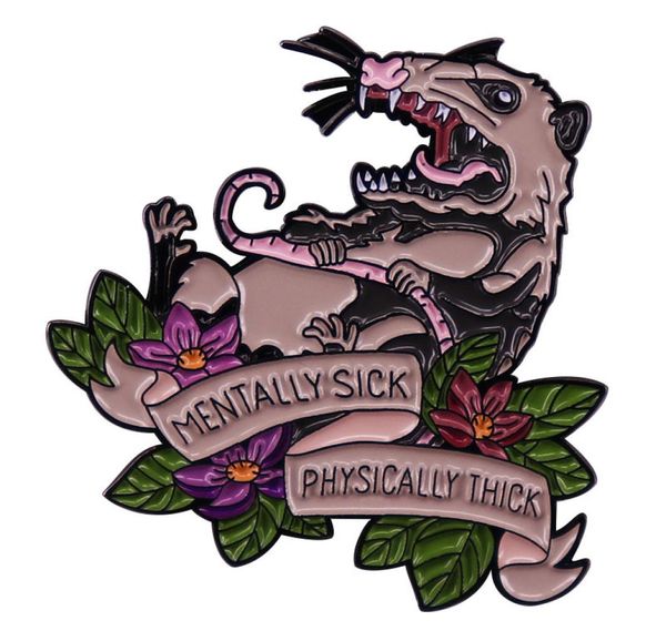 possum and flower enamel pins animal scream brooches for clothes backpack lapel badges fashion jewelry accessories gifts5690641, Blue
possum and flower enamel pins animal scream brooches for clothes backpack lapel badges fashion jewelry accessories gifts5690641, Blue
